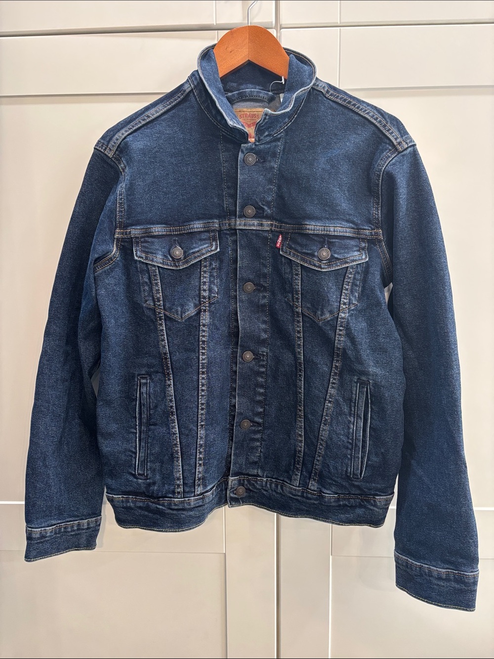 Levi's Dark Blue Denim Trucker Jacket